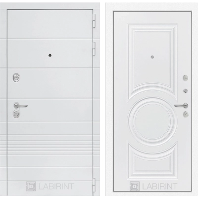 Входная дверь Трендо 23 - Белый софт