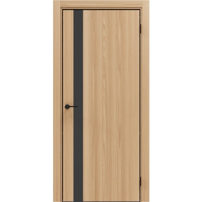Дверь межкомнатная PORTA-51 4AB кромка Al черная с 4-х сторон, Natural Oak Black Star