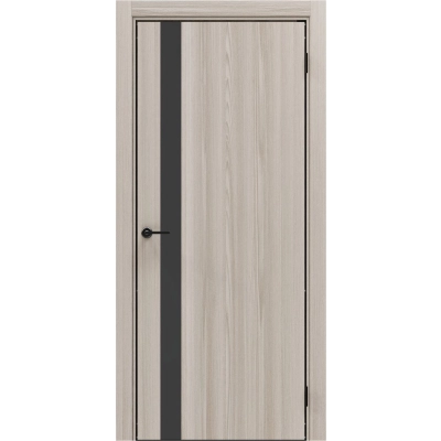 Дверь межкомнатная PORTA-51 4AB кромка Al черная с 4-х сторон, Alpik Oak Black Star