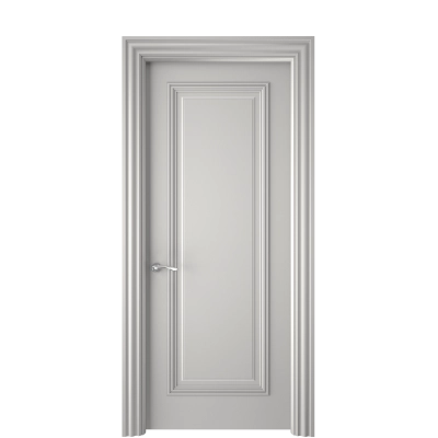 Дверь межкомнатная ARISTO, акриловая эмаль ral 7047 светло-серый