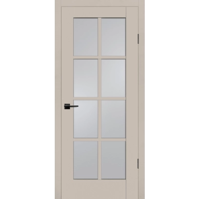 Дверь PSC-41 Шеллгрей матовый со стеклом