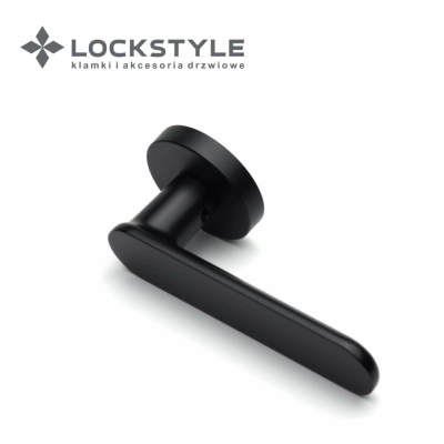 Ручки дверные LOCKSTYLE OVA ZR цвет AL6 (черный)