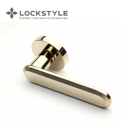 Ручки дверные LOCKSTYLE NOLA ZR цвет GL глянцевое золото (PVD покрытие)
