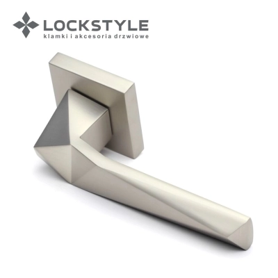 Ручки дверные LOCKSTYLE PIRA ZN цвет NBM (матовый никель)