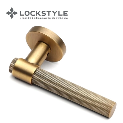 Ручки дверные LOCKSTYLE AXEL-T ZR цвет MAB (французская бронза)