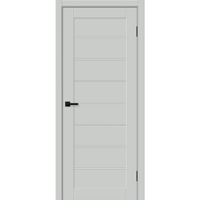 Дверь межкомнатная Браво-20 ПЭТ, Грей силк, царговая, глухая