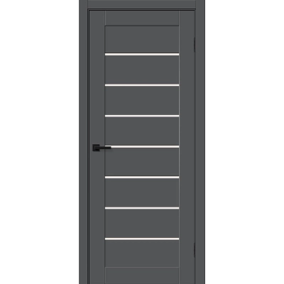 Дверь межкомнатная Браво-22 ПЭТ, Шторми силк, царговая, со стеклом