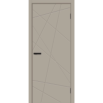 Дверь межкомнатная Граффити-5.Д.П ПЭТ, Клай силк, каркасно-щитовая