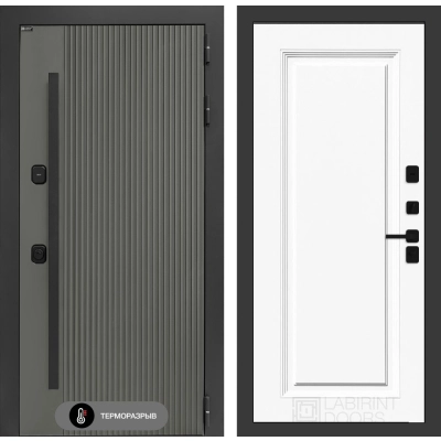 Входная дверь Термолаб 1 тепло 27 - Эмаль RAL 9003