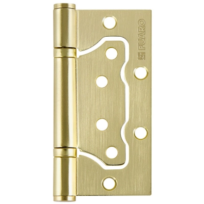 Петля универсальная без врезки IN4500W-BL SB (500-2BB/BL 100x2,5) мат. золото БЛИСТЕР
