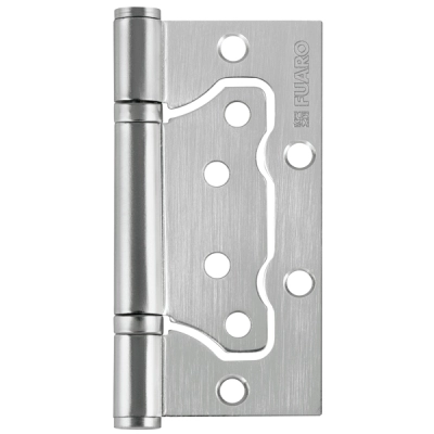 Петля универсальная без врезки IN4500W-BL SC (500-2BB/BL 100x2,5) матовый хром БЛИСТЕР