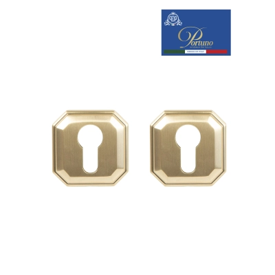 Накладка под цилиндр Portuno CYL.05 матовое золото CYL.05.07