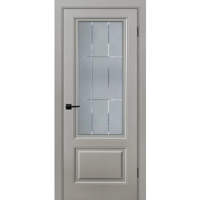 Дверь Смальта-Шарм 12 Malva со стеклом