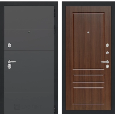 Входная дверь ART 03 - Орех бренди