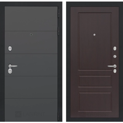 Входная дверь ART 03 - Орех премиум