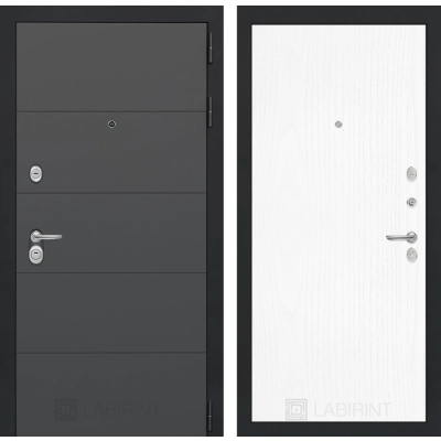 Входная дверь ART 07 - Белое дерево