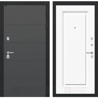 Входная дверь ART 27 - Эмаль RAL 9003