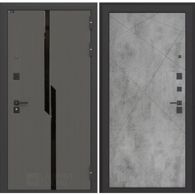 Входная дверь CARBON 24 - Бетон светлый