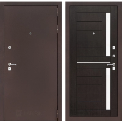 Входная дверь CLASSIC антик медный 02 - Венге