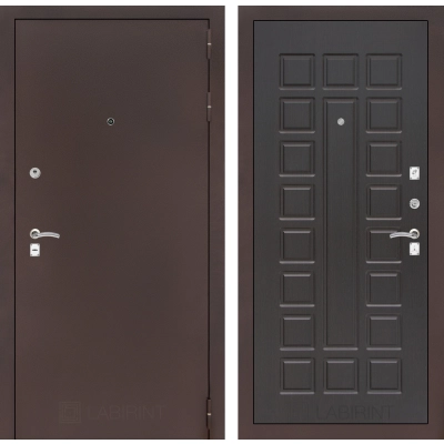 Входная дверь CLASSIC антик медный 04 - Венге