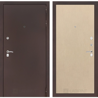 Входная дверь CLASSIC антик медный 05 - Венге светлый