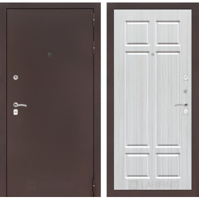 Входная дверь CLASSIC антик медный 08 - Кристалл вуд