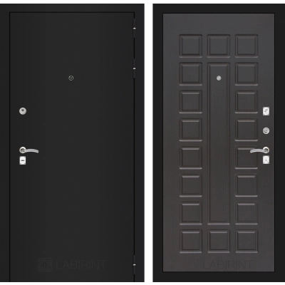 Входная дверь CLASSIC шагрень черная 04 - Венге