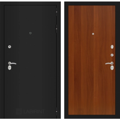 Входная дверь CLASSIC шагрень черная 05 - Итальянский орех