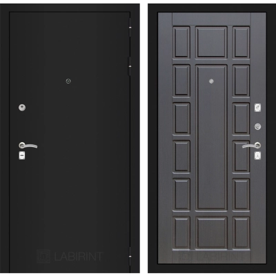 Входная дверь CLASSIC шагрень черная 12 - Венге