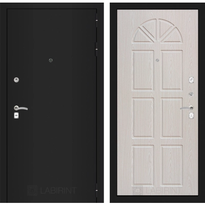 Входная дверь CLASSIC шагрень черная 15 - Алмон 25