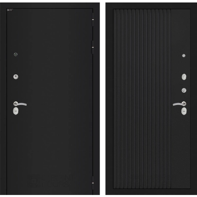 Входная дверь CLASSIC шагрень черная 29 - Черный кварц