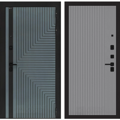 Входная дверь CREDOR 29 - Серый рельеф софт