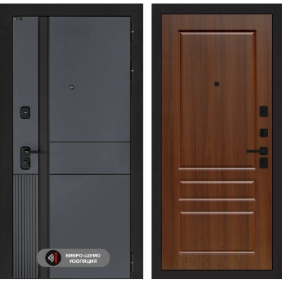 Входная дверь EVOLAB 03 - Орех бренди