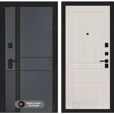 Входная дверь EVOLAB 03 - Сандал белый