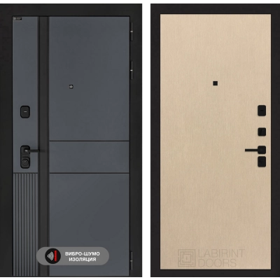 Входная дверь EVOLAB 05 - Венге светлый