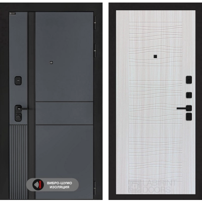 Входная дверь EVOLAB 06 - Сандал белый