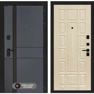Входная дверь EVOLAB 12 - Беленый дуб