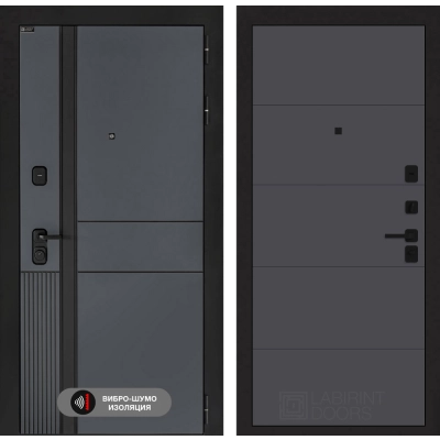 Входная дверь EVOLAB 13 - Графит софт