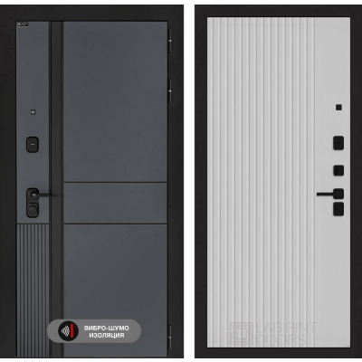 Входная дверь EVOLAB 29 - Белый рельеф софт