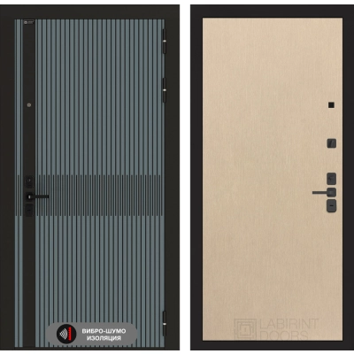 Входная дверь ISSIDA 05 - Венге светлый