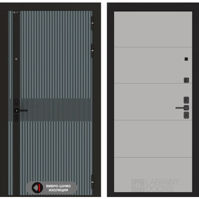 Входная дверь ISSIDA 13 - Грей софт