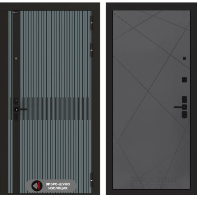 Входная дверь ISSIDA 24 - Графит софт