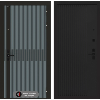 Входная дверь ISSIDA 29 - Черный кварц