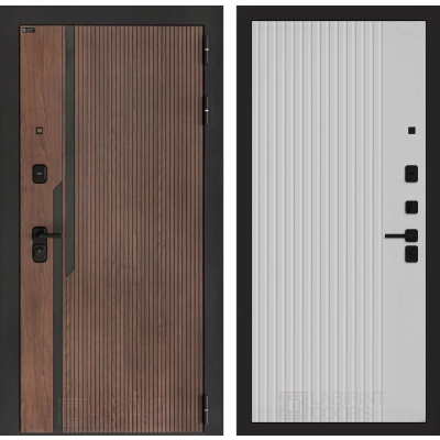 Входная дверь KARMINA 29 - Белый рельеф софт