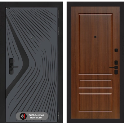 Входная дверь LEOLAB 03 - Орех бренди