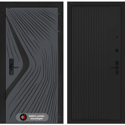 Входная дверь LEOLAB 29 - Черный кварц