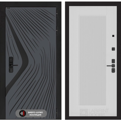 Входная дверь LEOLAB 30 - Белый рельеф софт