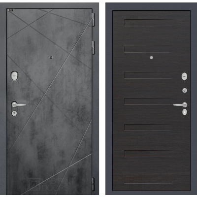 Входная дверь LOFT 14 - Эковенге горизонтальный