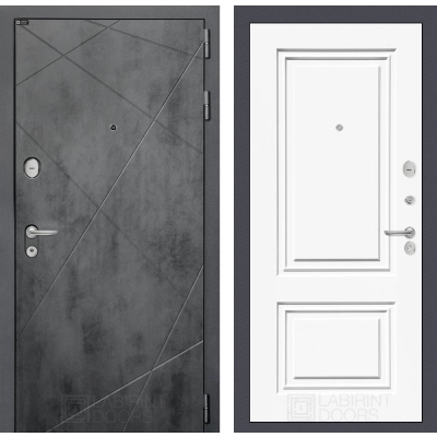 Входная дверь LOFT 26 - Эмаль RAL 9003