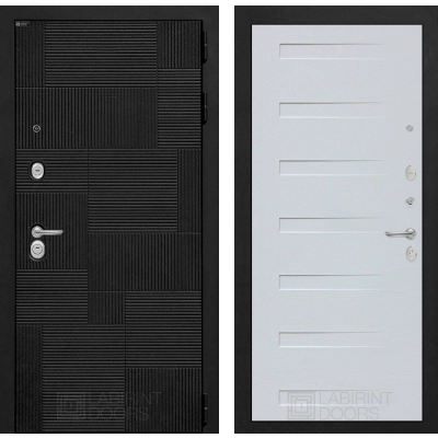 Входная дверь PAZL 14 - Дуб кантри белый горизонтальный